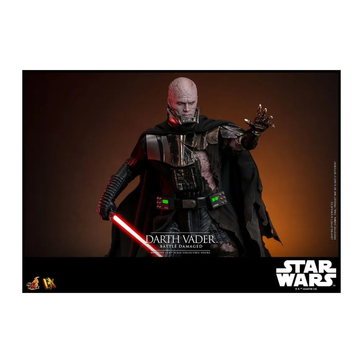 Hot toys Star Wars: Darth Vader Battle Damaged MMS 1/6