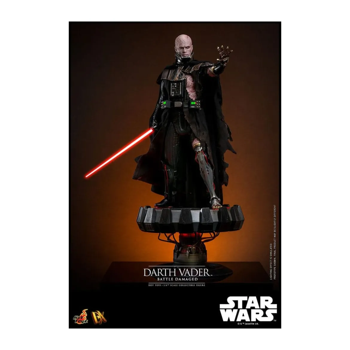 Hot toys Star Wars: Darth Vader Battle Damaged MMS 1/6