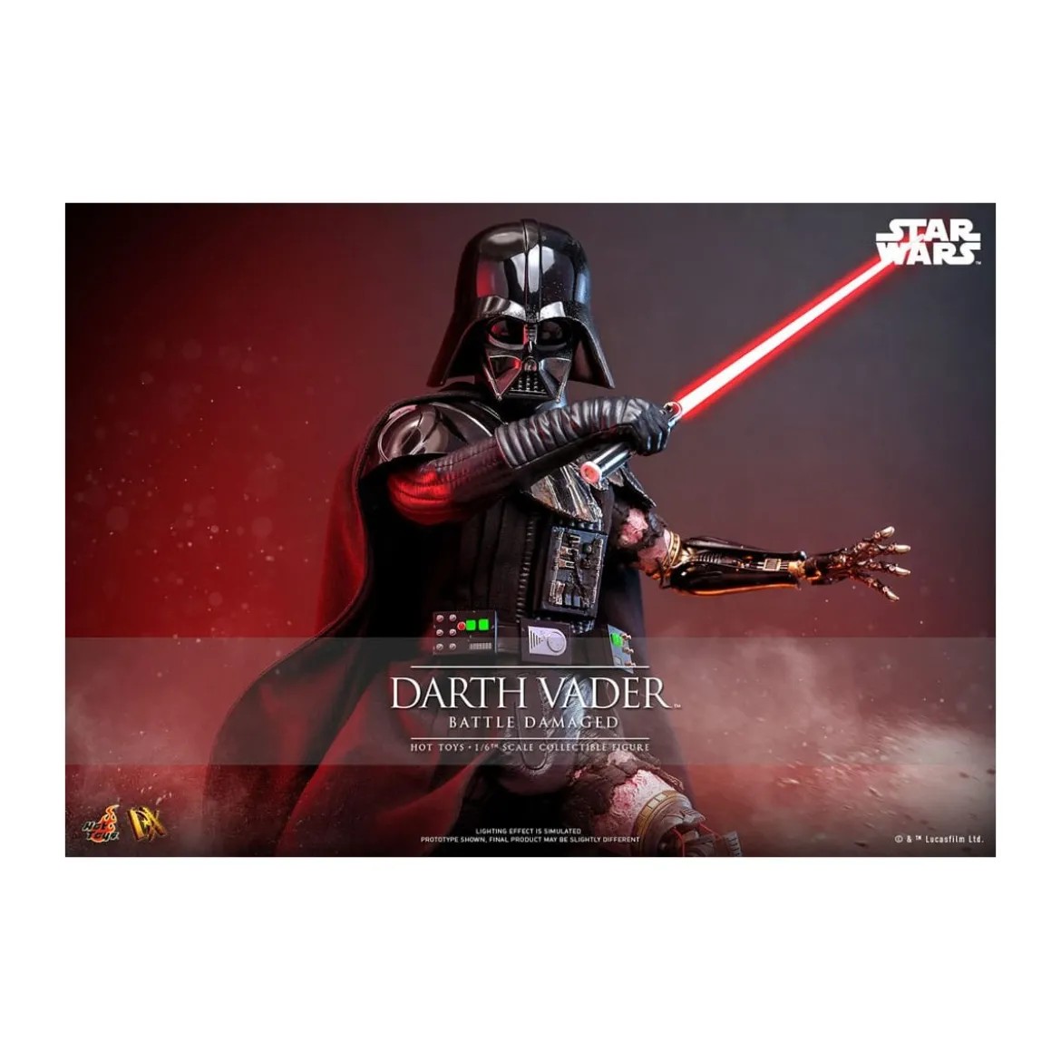 Hot toys Star Wars: Darth Vader Battle Damaged MMS 1/6