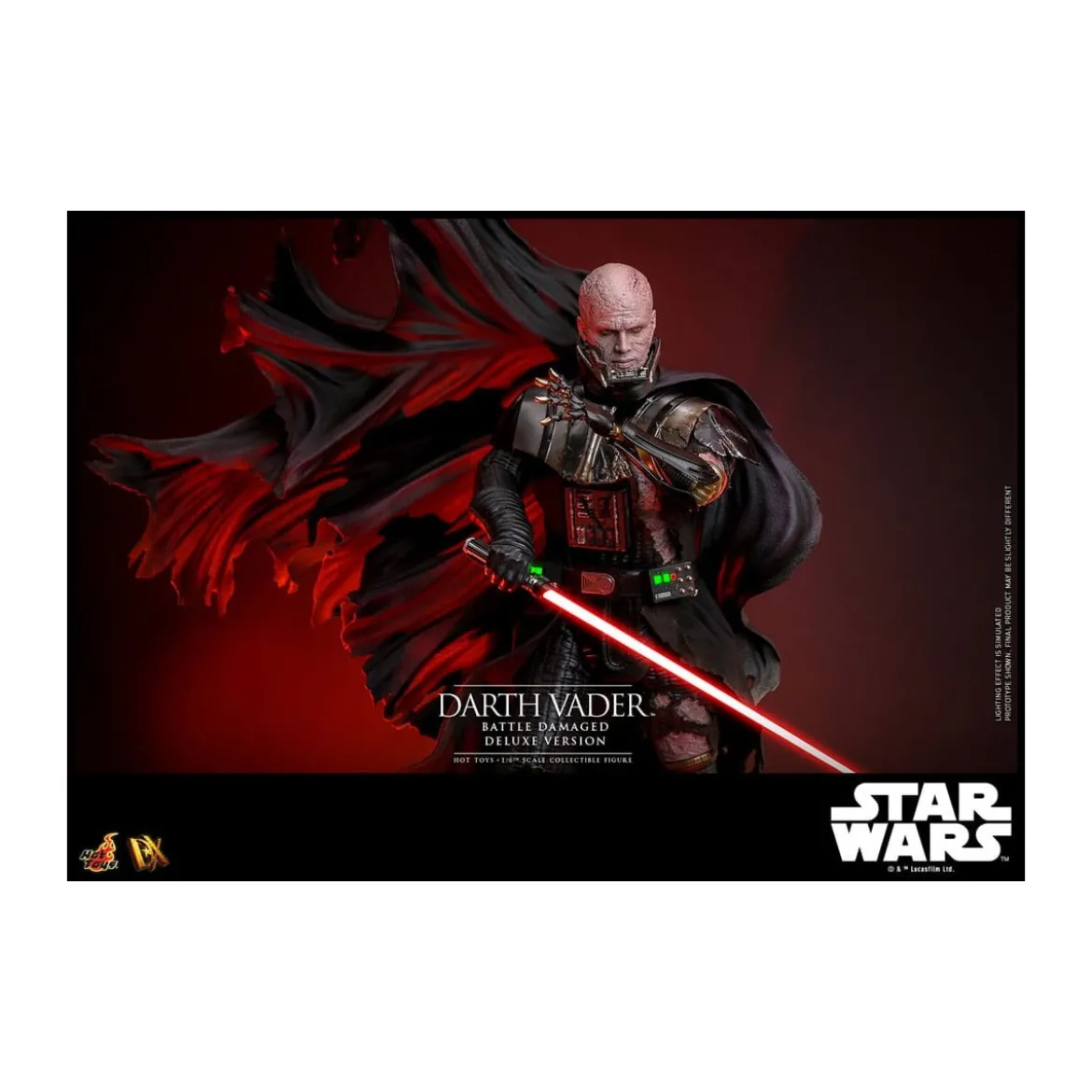 Hot toys Star Wars: Darth Vader Battle Damaged Deluxe Version MMS 1/6