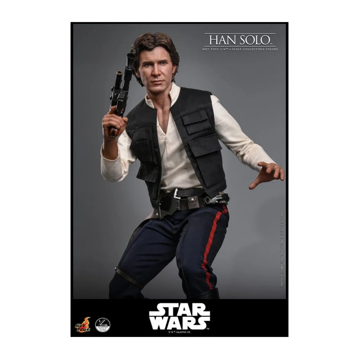Hot Toys Star Wars Episode IV - Han Solo Movie Quarter Scale Collectible Figure