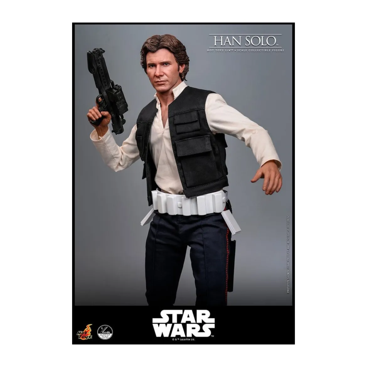 Hot Toys Star Wars Episode IV - Han Solo Movie Quarter Scale Collectible Figure