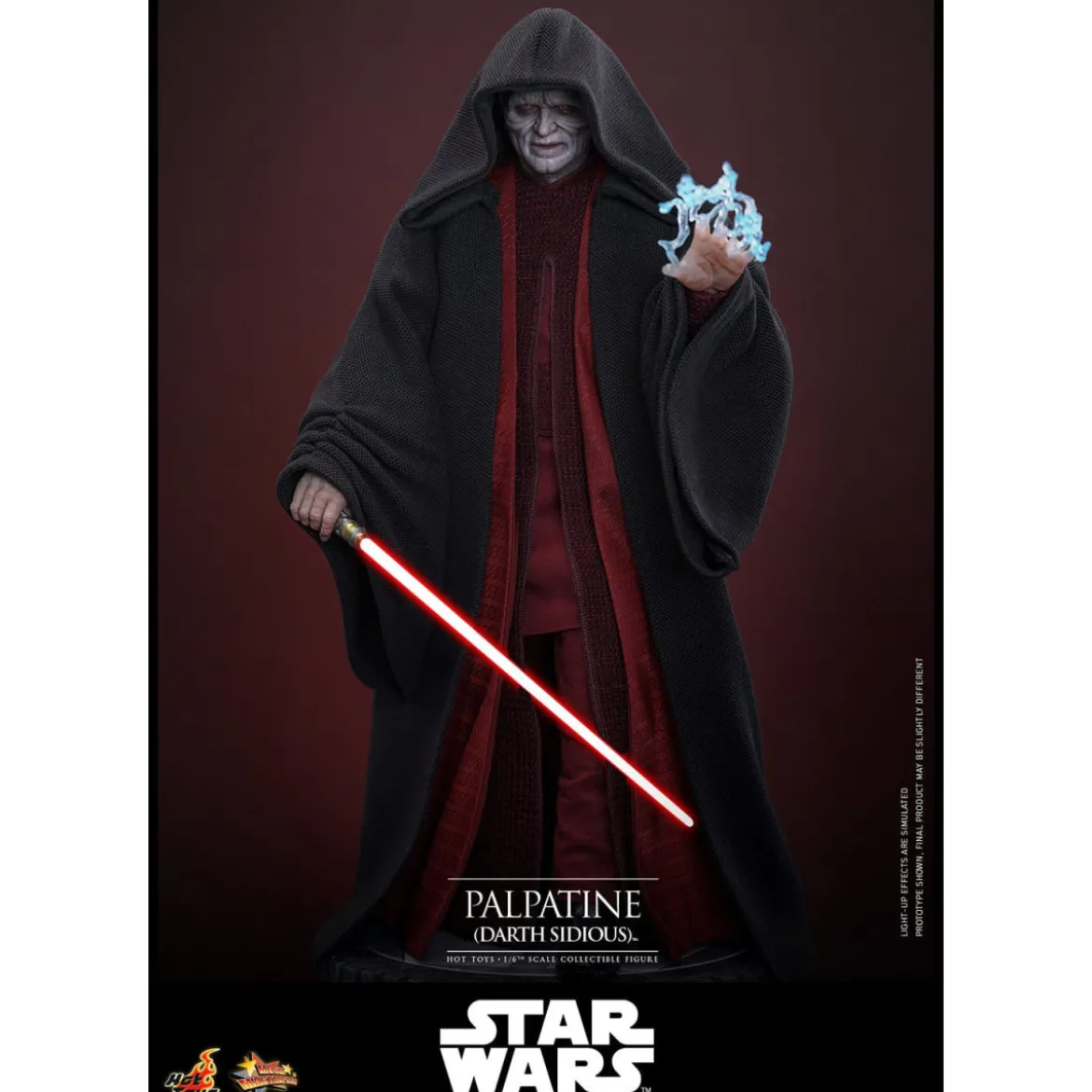 Hot Toys Star Wars figurine La Revanche des Sith figurine 1/6 Palpatine Darth Sidious