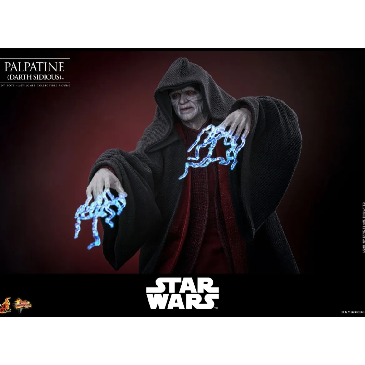 Hot Toys Star Wars figurine La Revanche des Sith figurine 1/6 Palpatine Darth Sidious