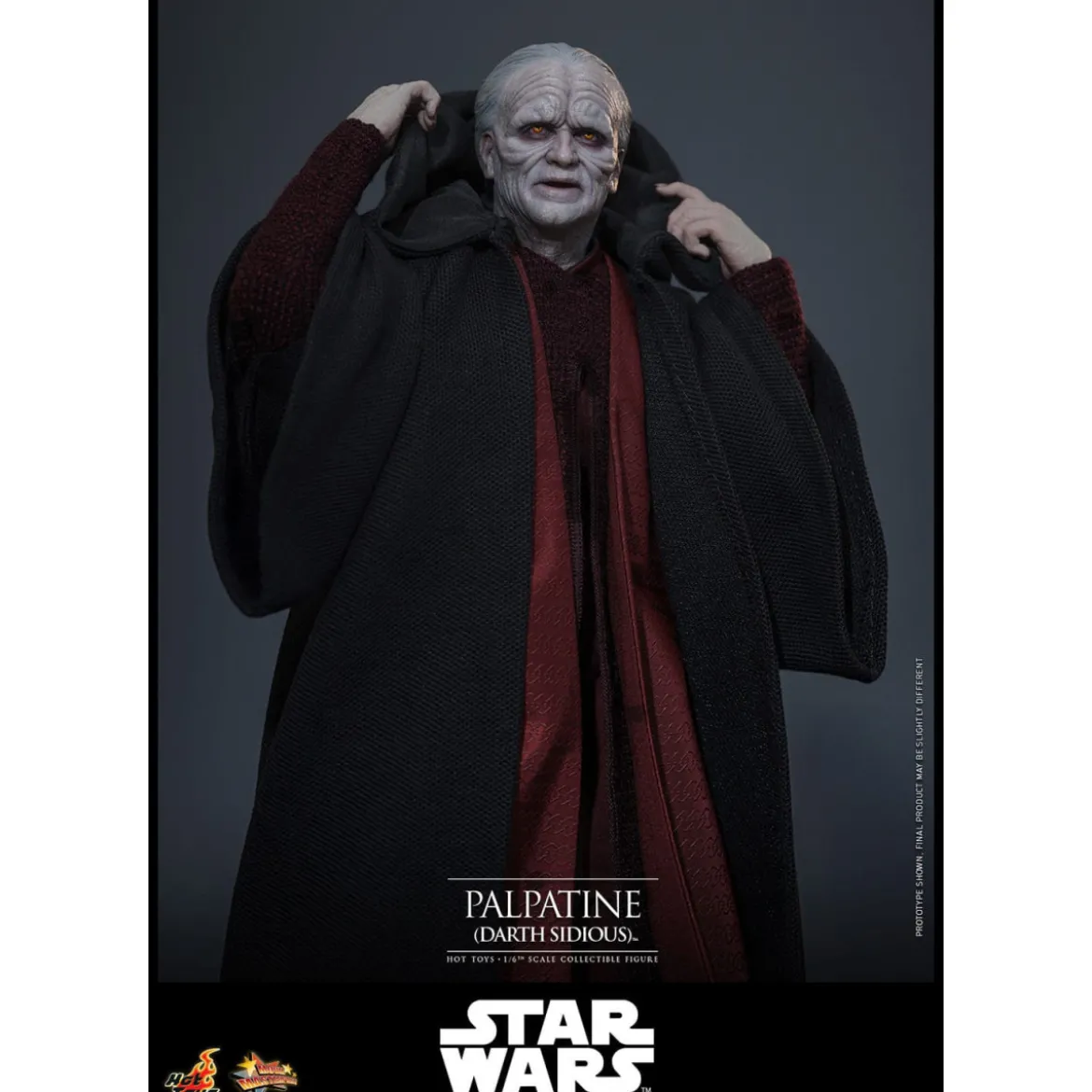 Hot Toys Star Wars figurine La Revanche des Sith figurine 1/6 Palpatine Darth Sidious