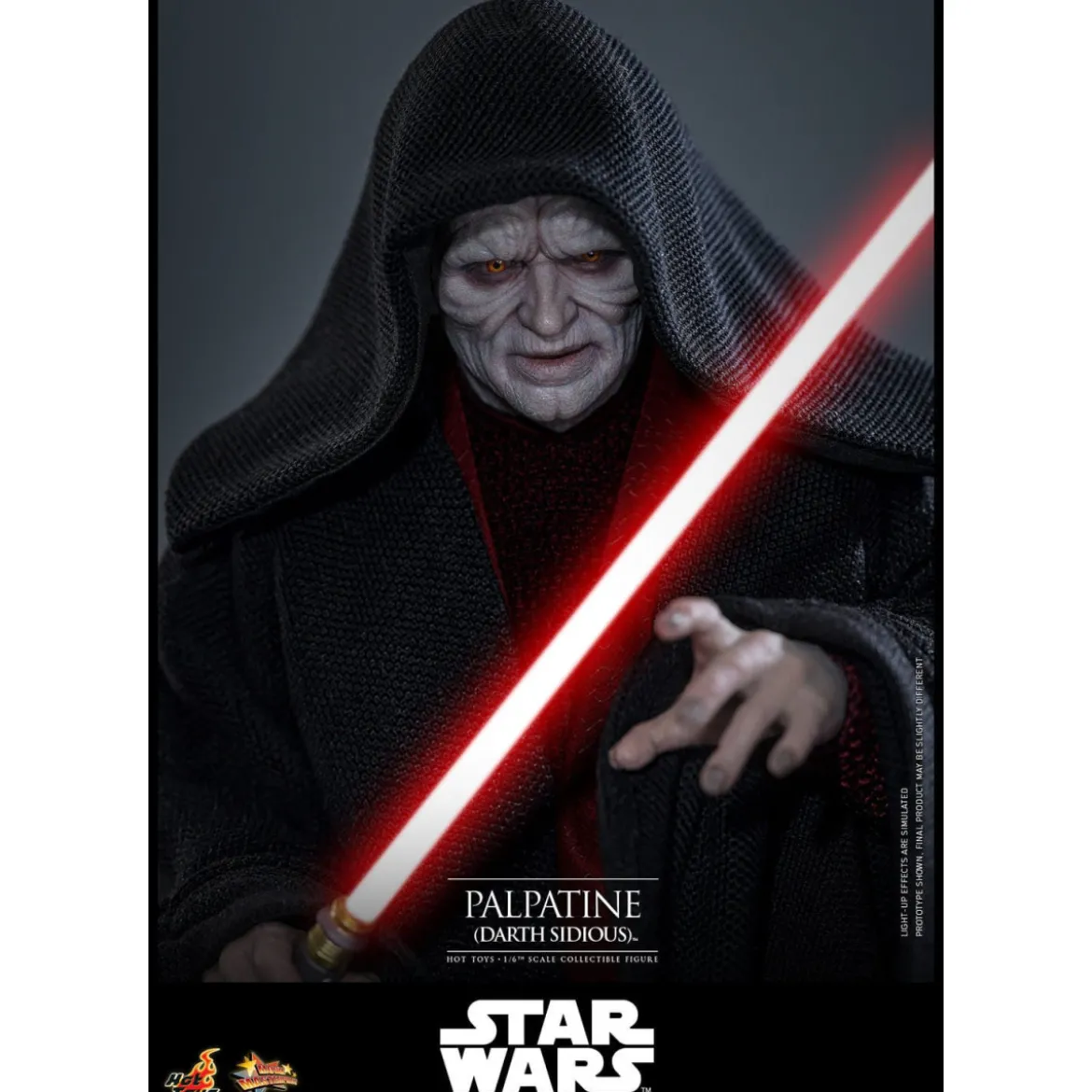 Hot Toys Star Wars figurine La Revanche des Sith figurine 1/6 Palpatine Darth Sidious