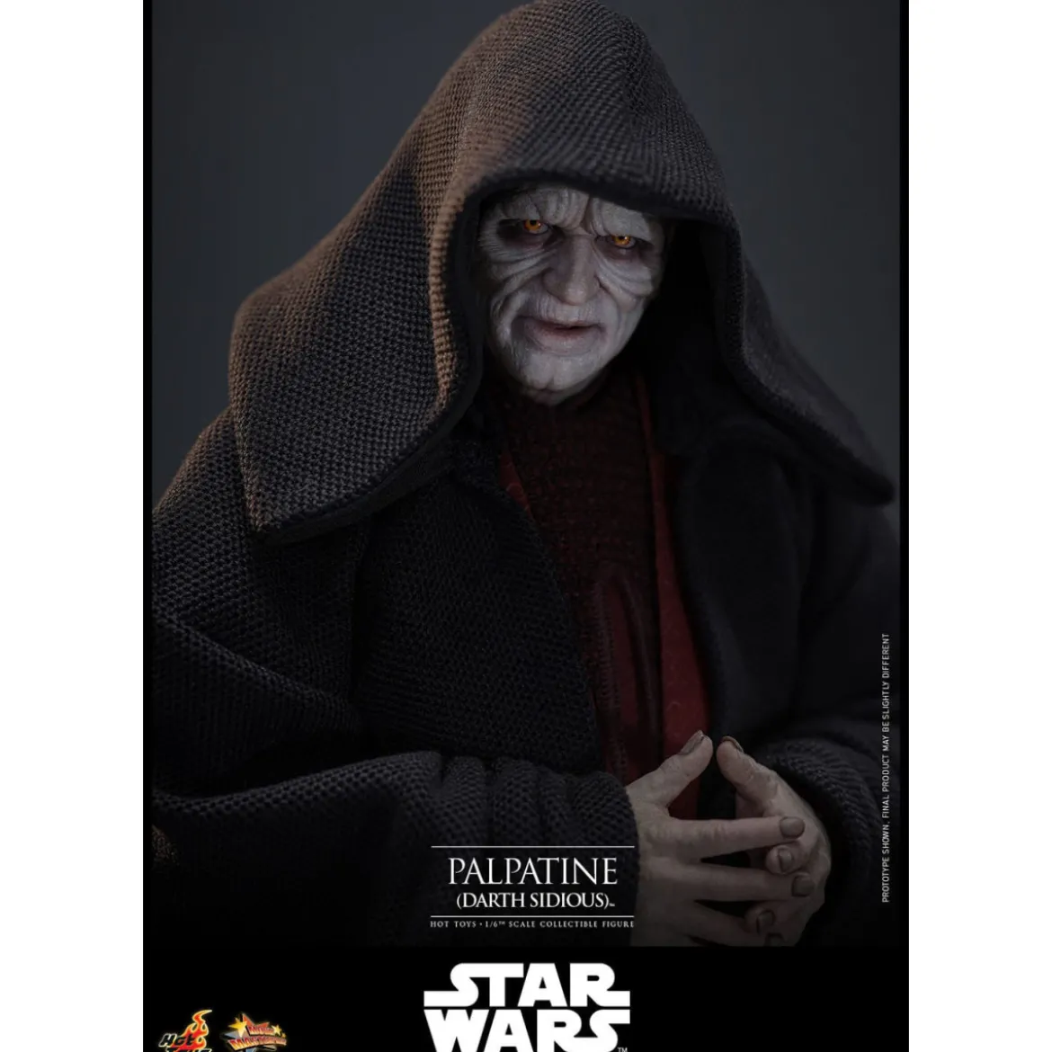 Hot Toys Star Wars figurine La Revanche des Sith figurine 1/6 Palpatine Darth Sidious
