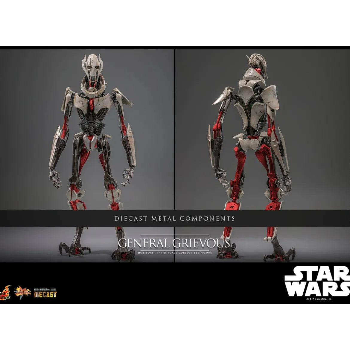 Hot Toys Star Wars - General Grievous Collector Edition die cast 1/6
