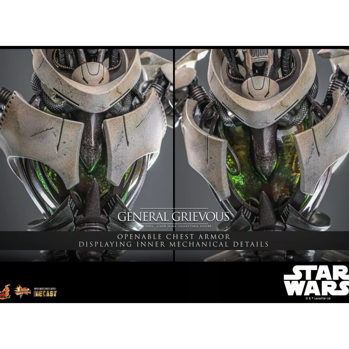Hot Toys Star Wars - General Grievous Collector Edition die cast 1/6