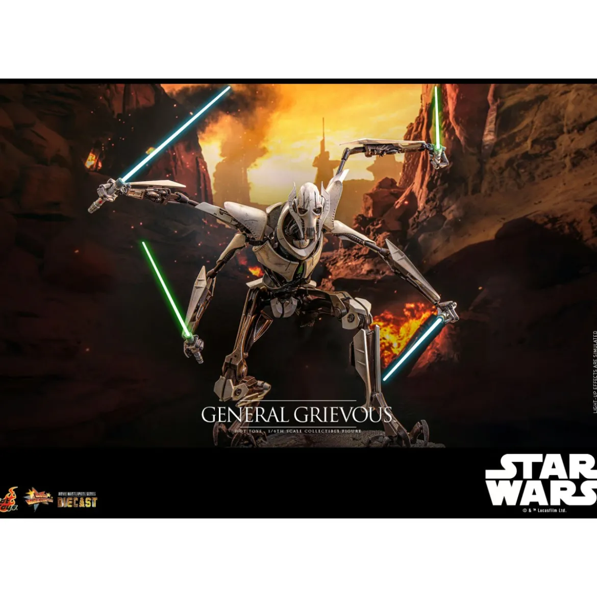 Hot Toys Star Wars - General Grievous Collector Edition die cast 1/6