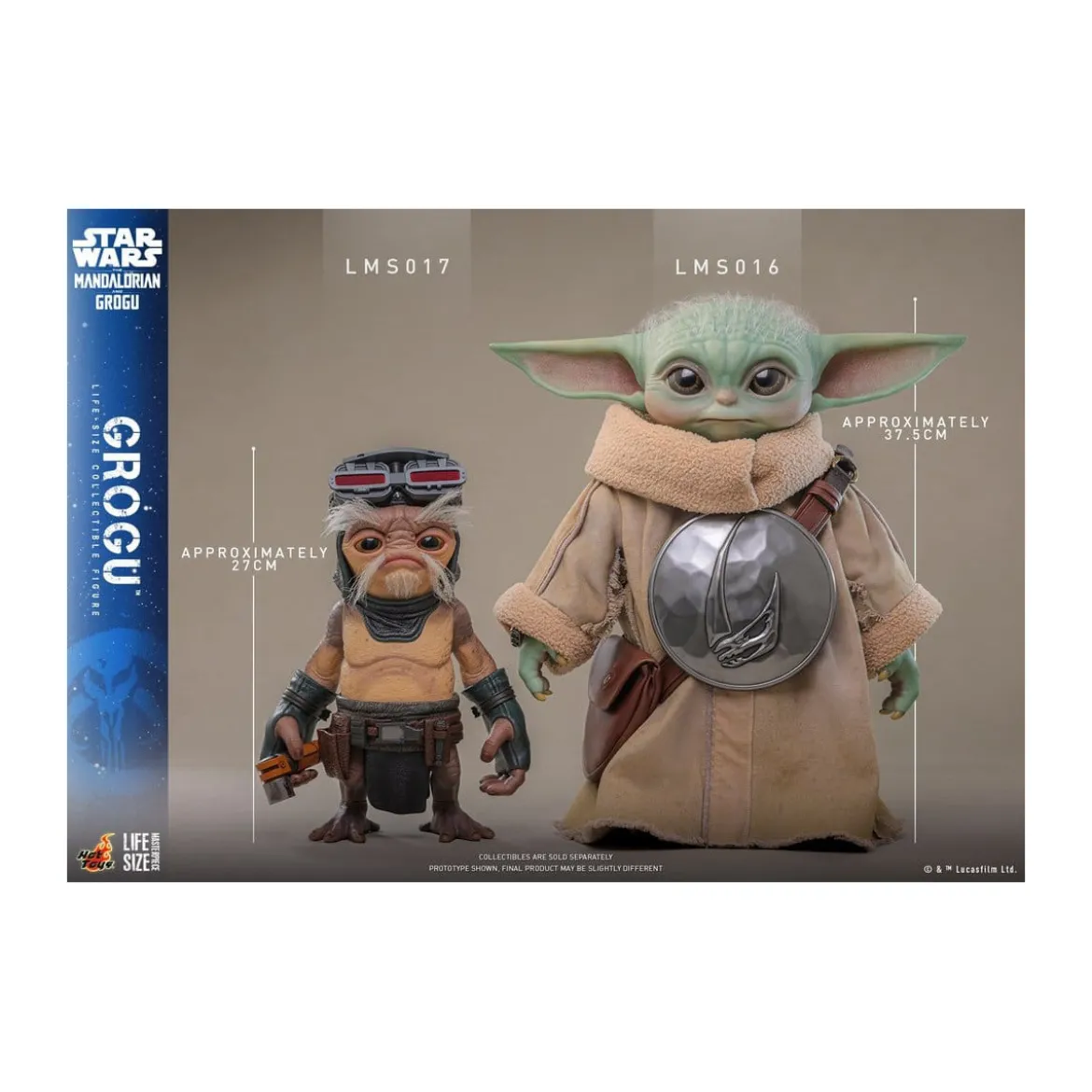 Hot toys Star Wars - Grogu 1/1 - Star Wars: The Mandalorian & Grogu