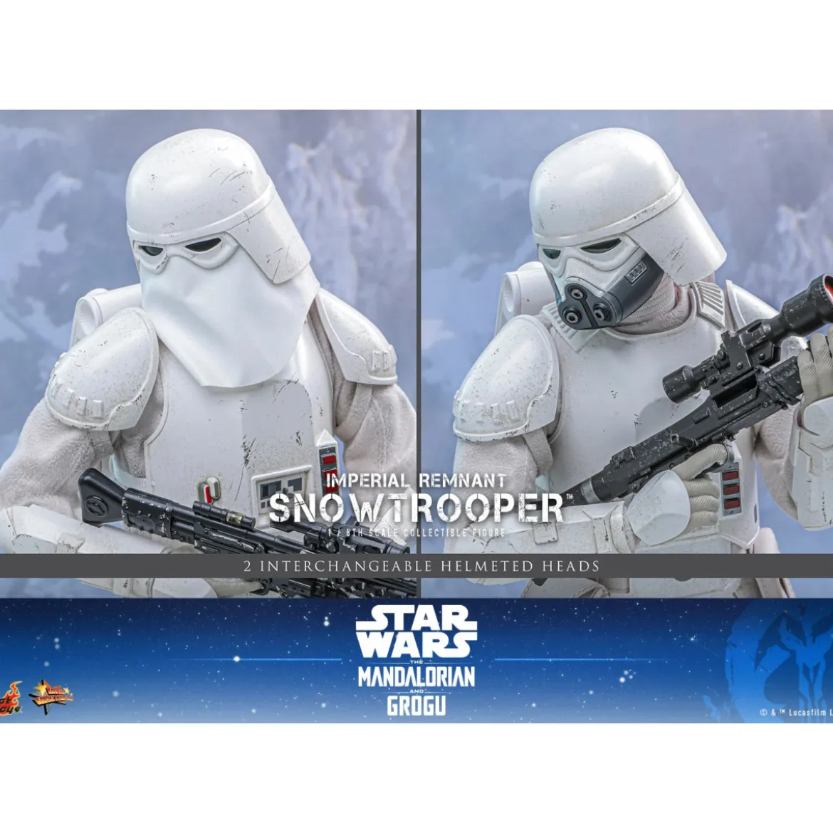 Hot Toys Star Wars - Imperial Remnant Snowtrooper 1/6 MMS838 - Star Wars: The Mandalorian & Grogu
