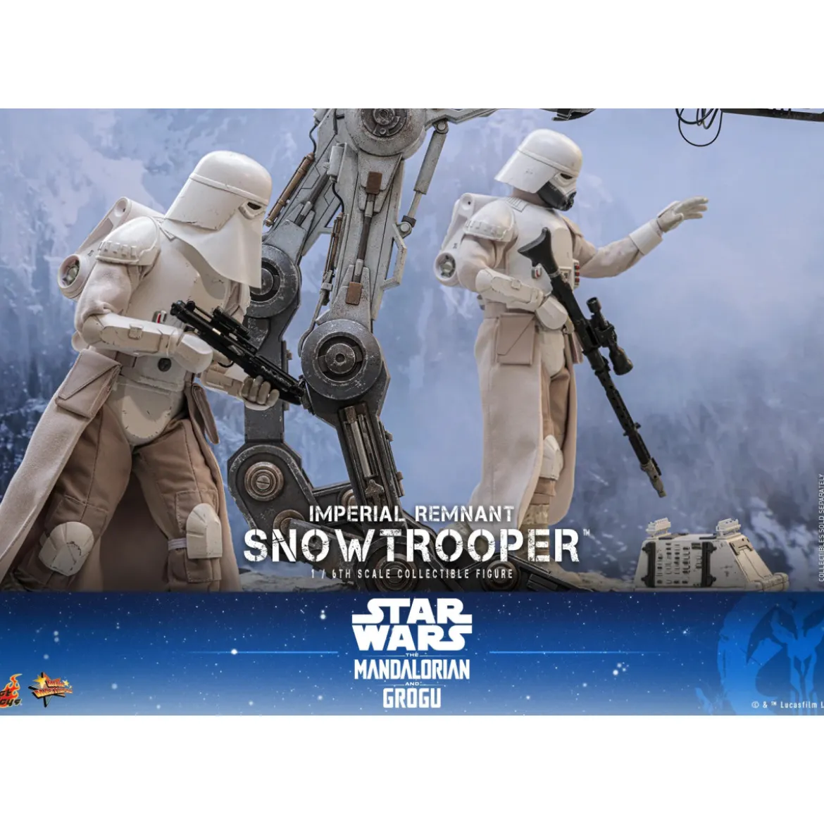 Hot Toys Star Wars - Imperial Remnant Snowtrooper 1/6 MMS838 - Star Wars: The Mandalorian & Grogu