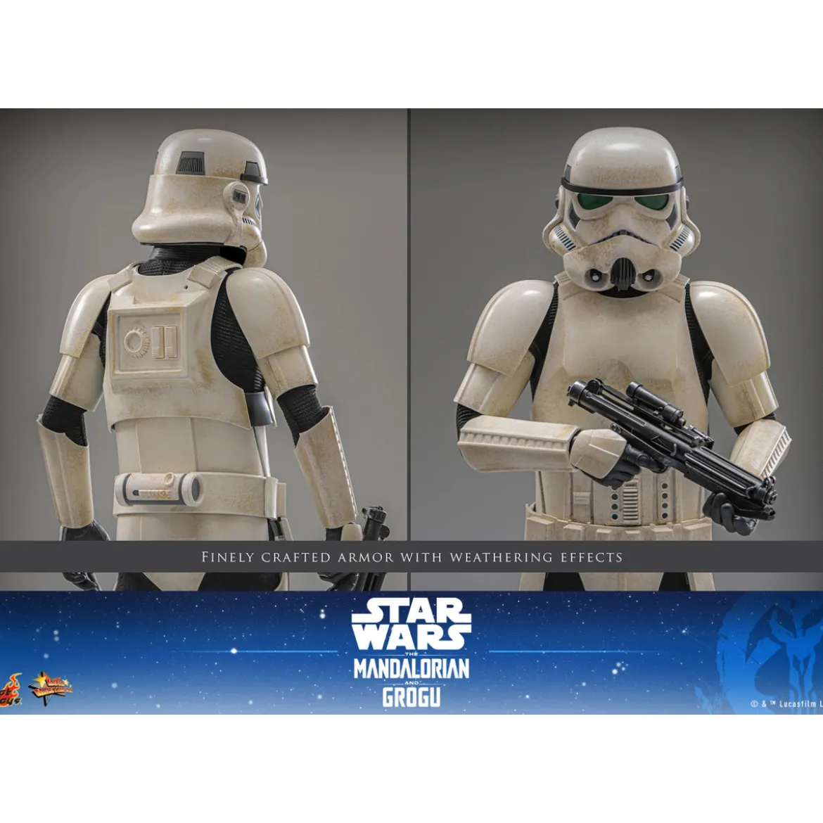 Hot Toys Star Wars - Imperial Remnant Stormtrooper Deluxe Version 1/6 MMS837 - Star Wars: The Mandalorian & Grogu