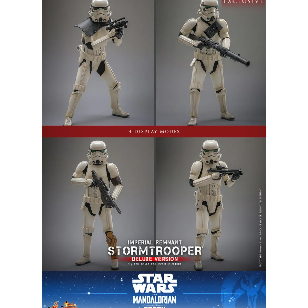 Hot Toys Star Wars - Imperial Remnant Stormtrooper Deluxe Version 1/6 MMS837 - Star Wars: The Mandalorian & Grogu