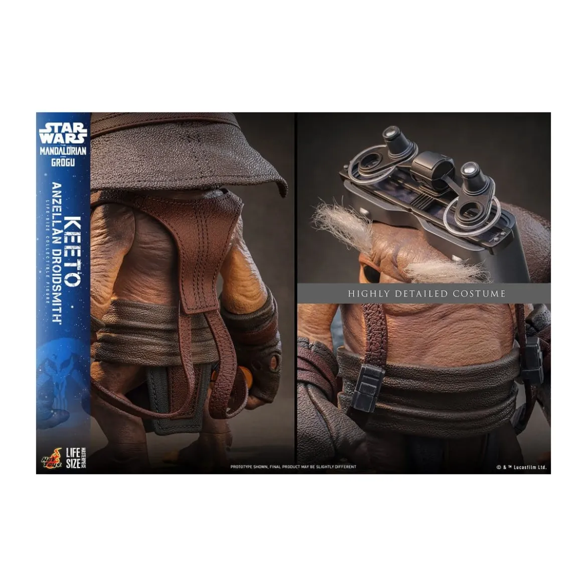 Hot toys Star Wars - Keeto (Anzellan Droidsmith) Life-Size Masterpiece Series - Star Wars: The Mandalorian & Grogu