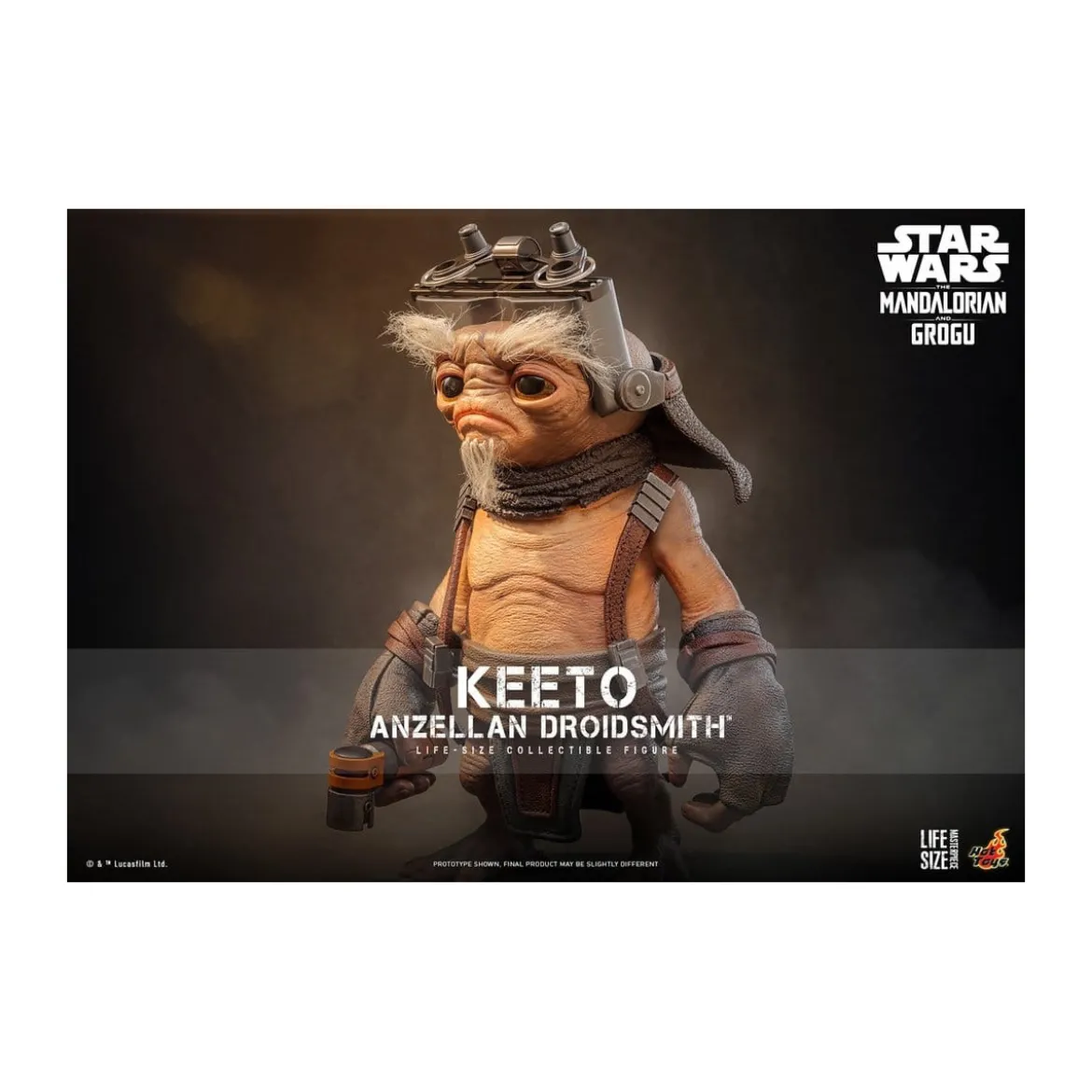 Hot toys Star Wars - Keeto (Anzellan Droidsmith) Life-Size Masterpiece Series - Star Wars: The Mandalorian & Grogu