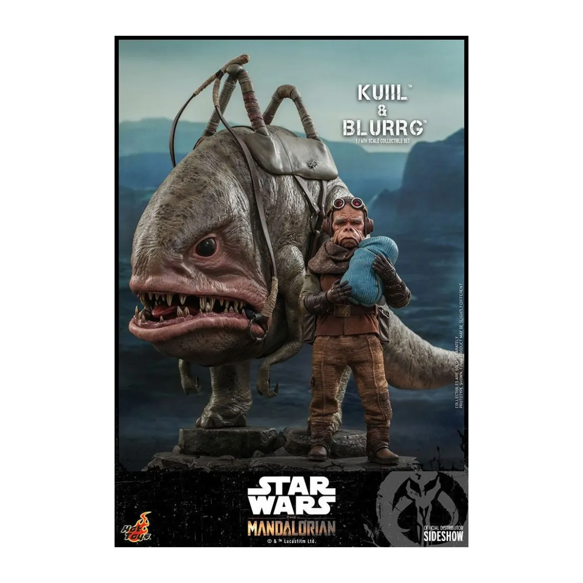 Hot Toys Star Wars - Kuiil and Blurrg - The Mandalorian