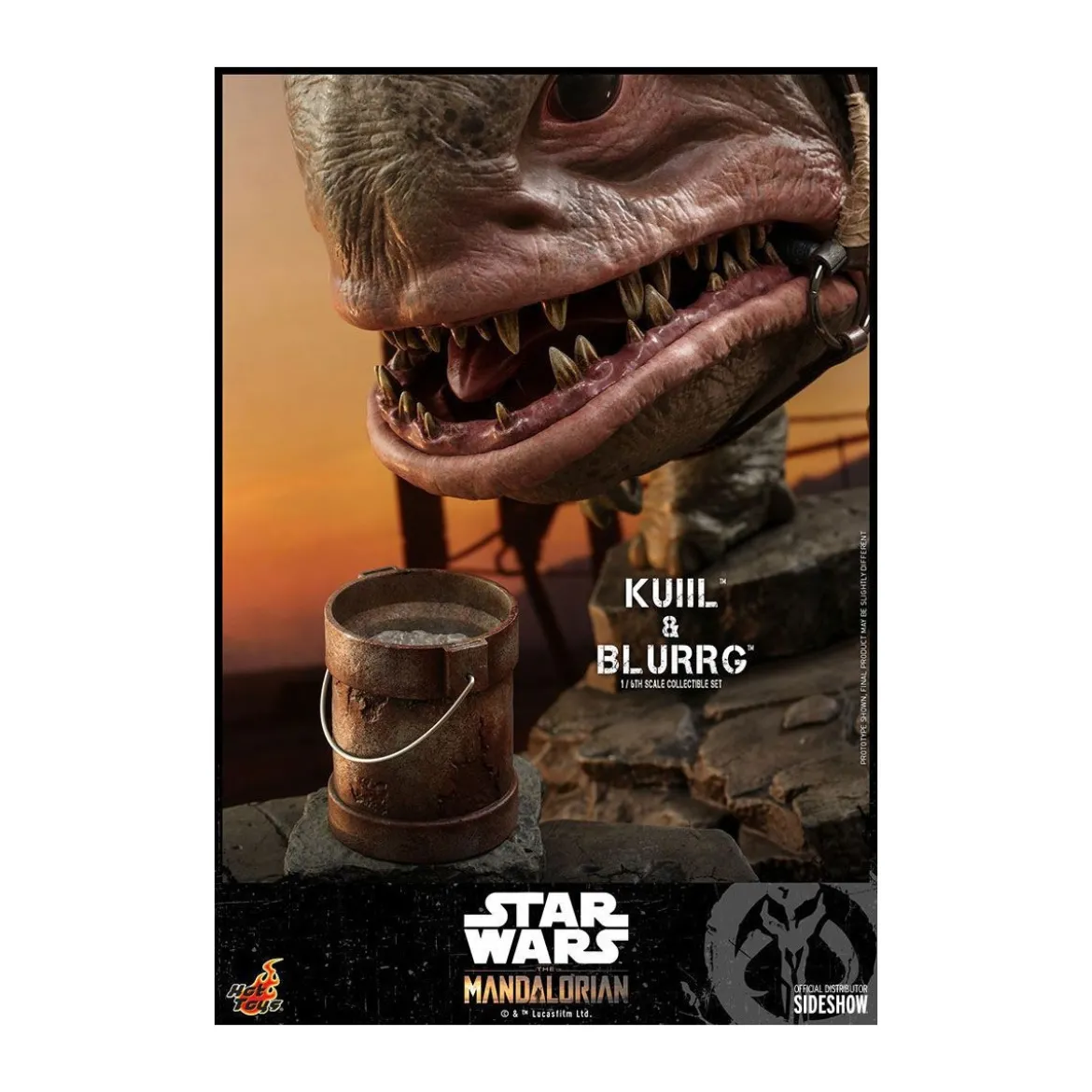 Hot Toys Star Wars - Kuiil and Blurrg - The Mandalorian