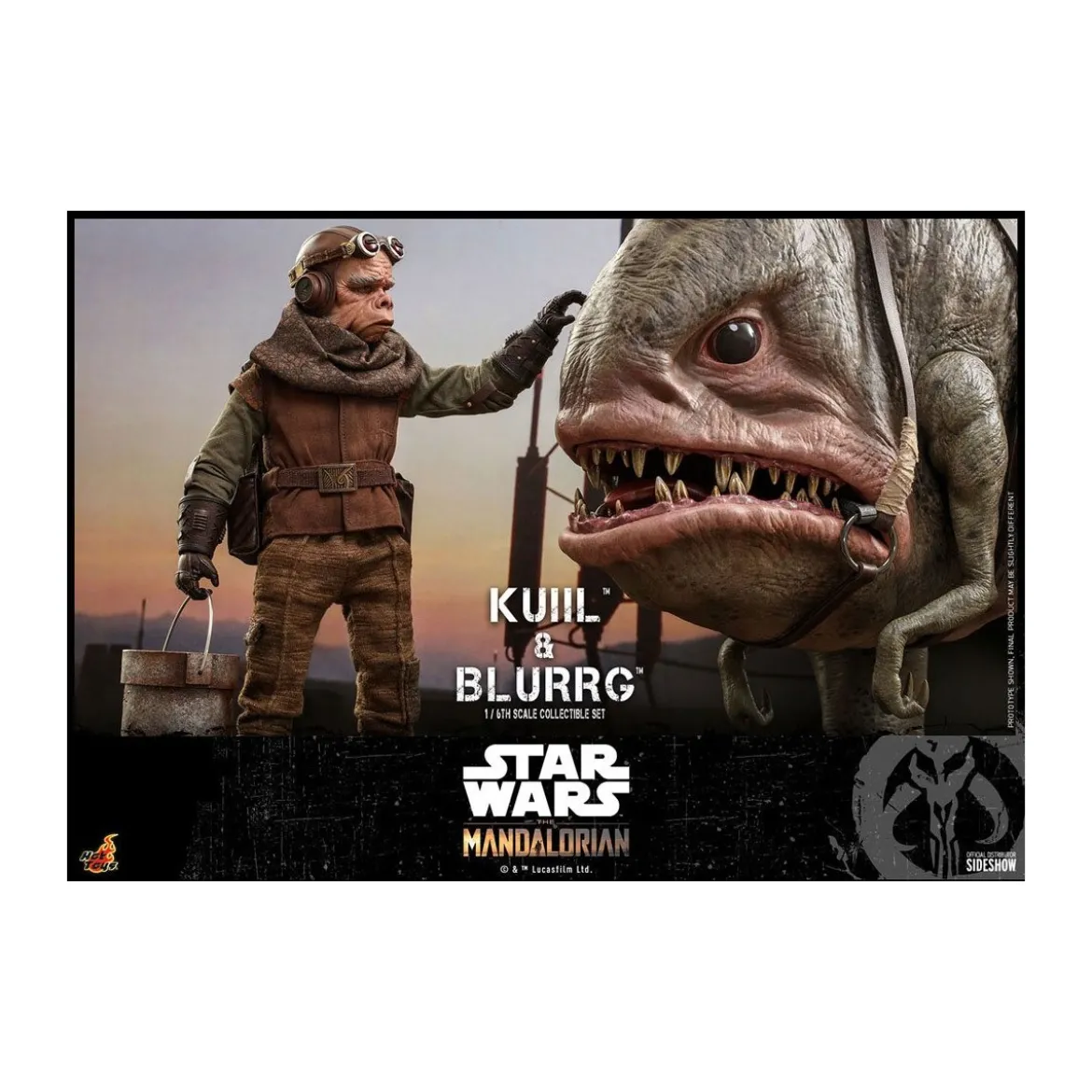 Hot Toys Star Wars - Kuiil and Blurrg - The Mandalorian