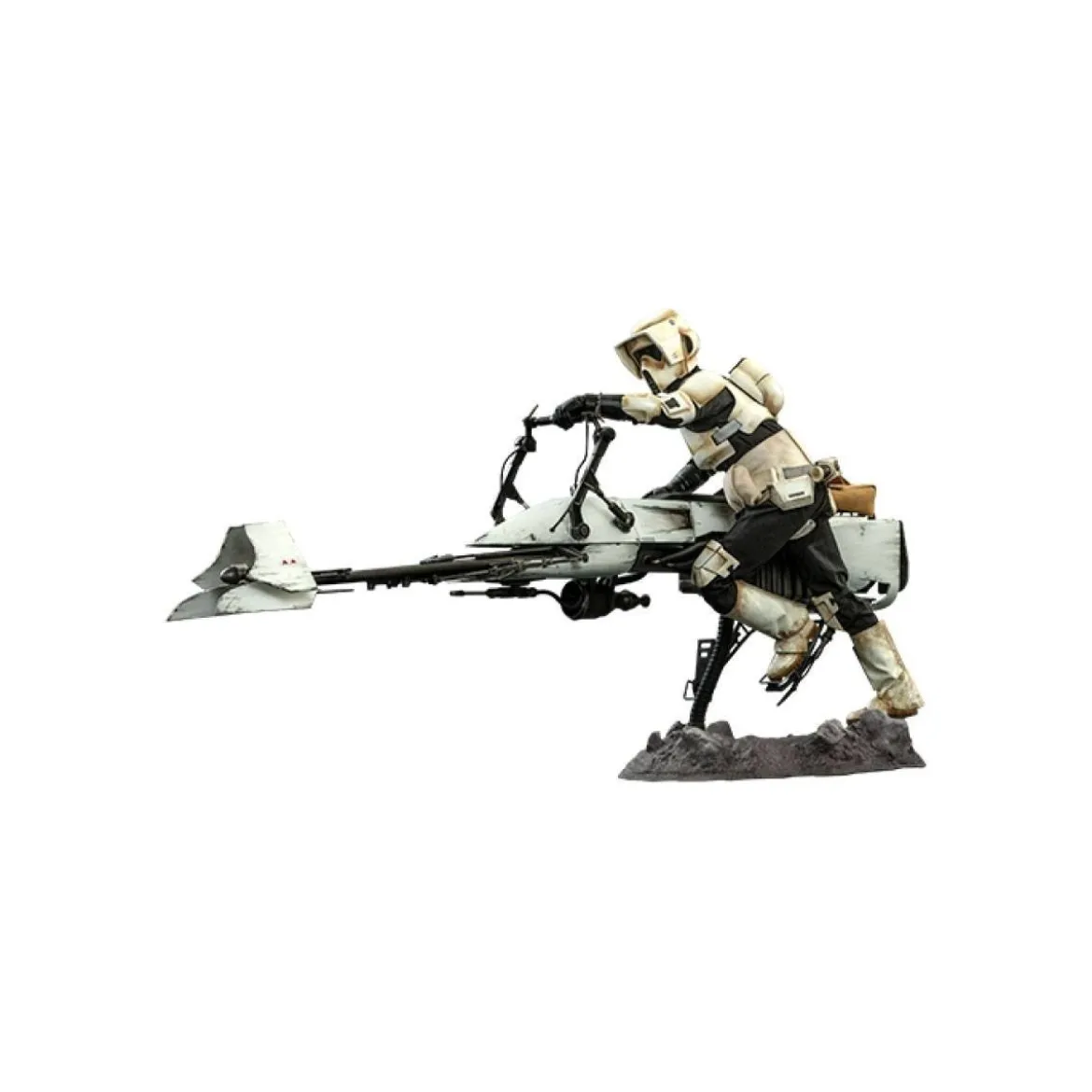 Hot Toys Star Wars Mandalorian Scout Trooper et speeder Bike TMS017