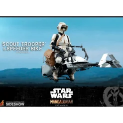Hot Toys Star Wars Mandalorian Scout Trooper et speeder Bike TMS017