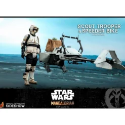 Hot Toys Star Wars Mandalorian Scout Trooper et speeder Bike TMS017
