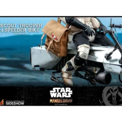 Hot Toys Star Wars Mandalorian Scout Trooper et speeder Bike TMS017