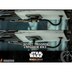 Hot Toys Star Wars Mandalorian Scout Trooper et speeder Bike TMS017