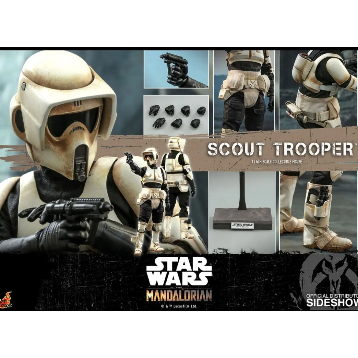 Hot Toys Star Wars Mandalorian Scout Trooper TMS016
