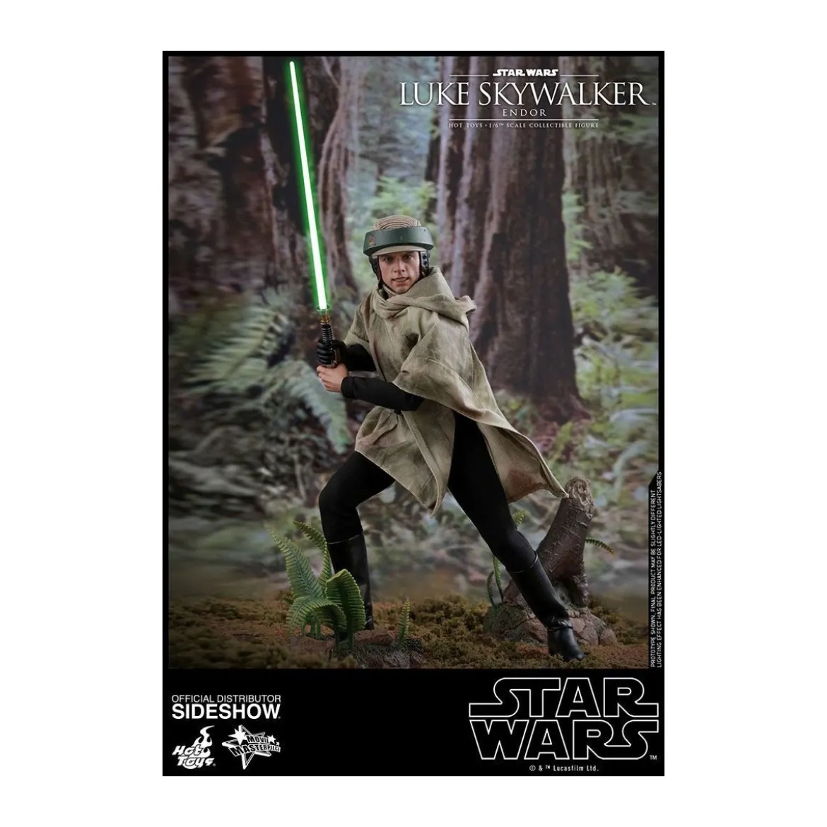 Hot Toys Star Wars Movie Masterpiece - Episode VI Luke Skywalker Endor 1/6 Occasion