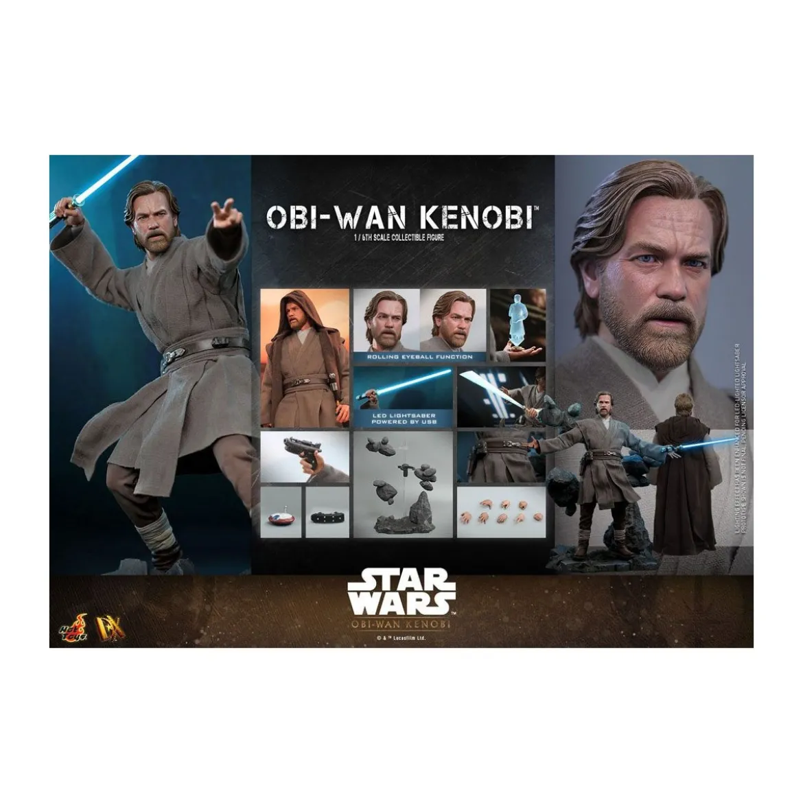 Hot toys Star Wars - Obi-Wan Kenobi TV-Serie 1/6