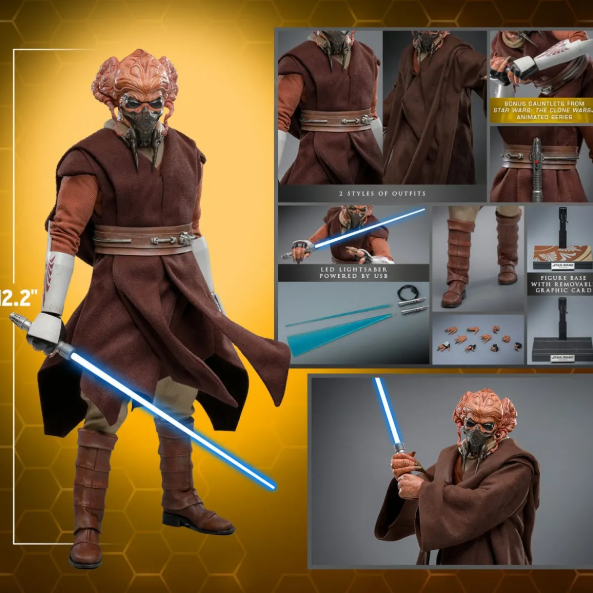 Hot toys Star Wars - Plo Koon MMS 1/6