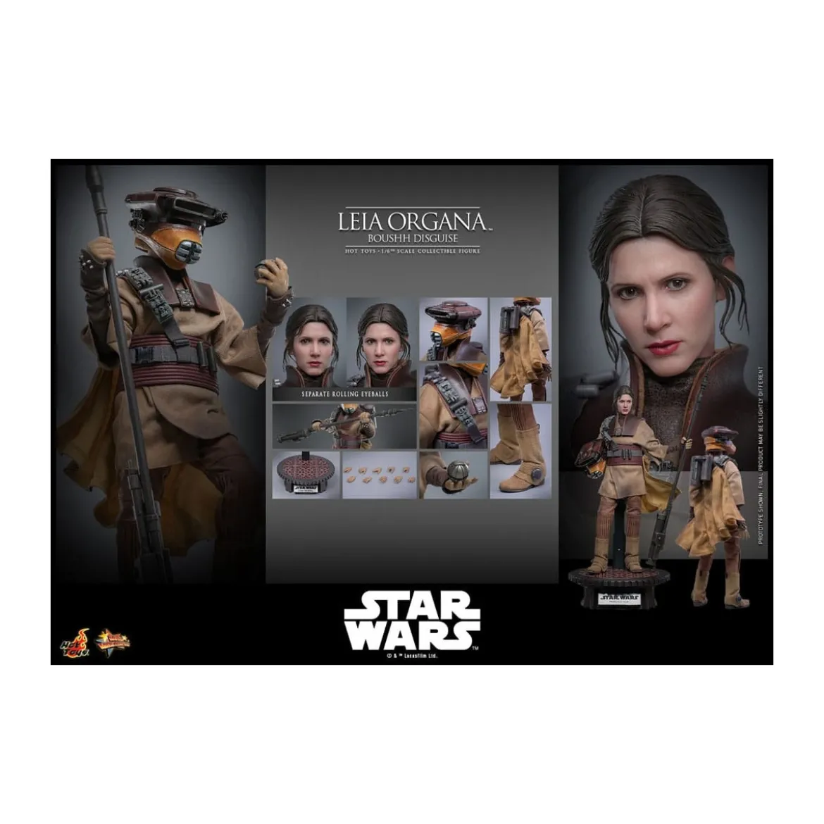 Hot Toys Star Wars Return of the Jedi - Leia Organa (Boussh Disguise) MMS854