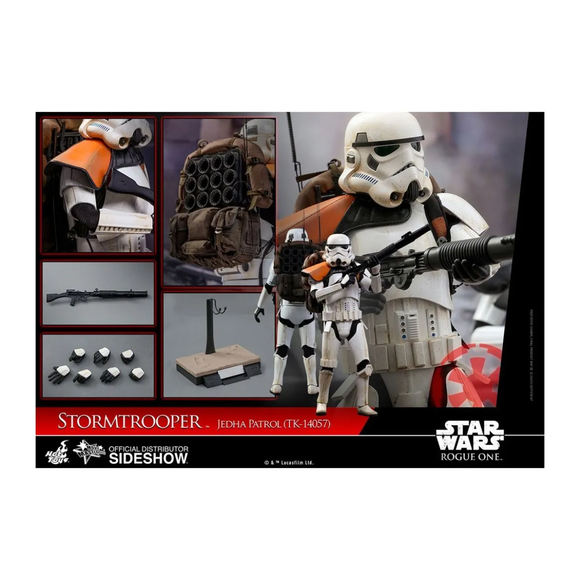Hot Toys Star Wars Rogue One Stormtrooper Jedha Patrol TK-14057 - Occasion