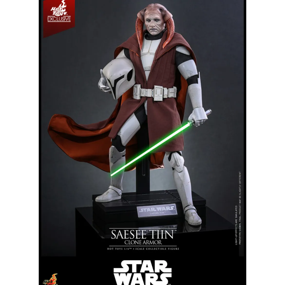 Hot Toys Star Wars - Saesee Tiin (Clone Armor) TMS 1/6 - The Clone Wars Hot Toys Exclusive