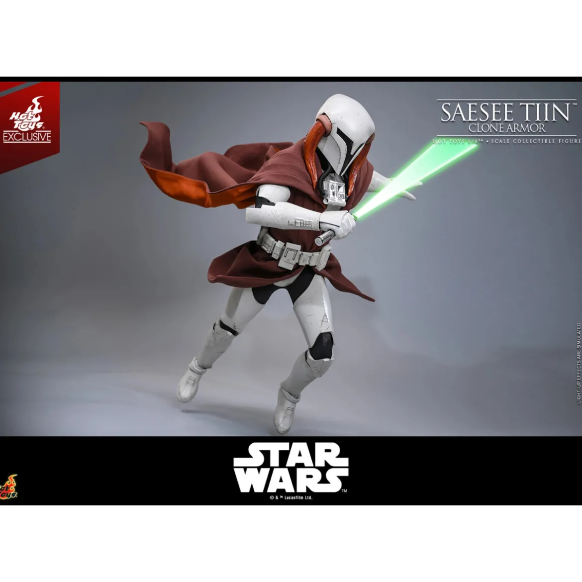 Hot Toys Star Wars - Saesee Tiin (Clone Armor) TMS 1/6 - The Clone Wars Hot Toys Exclusive
