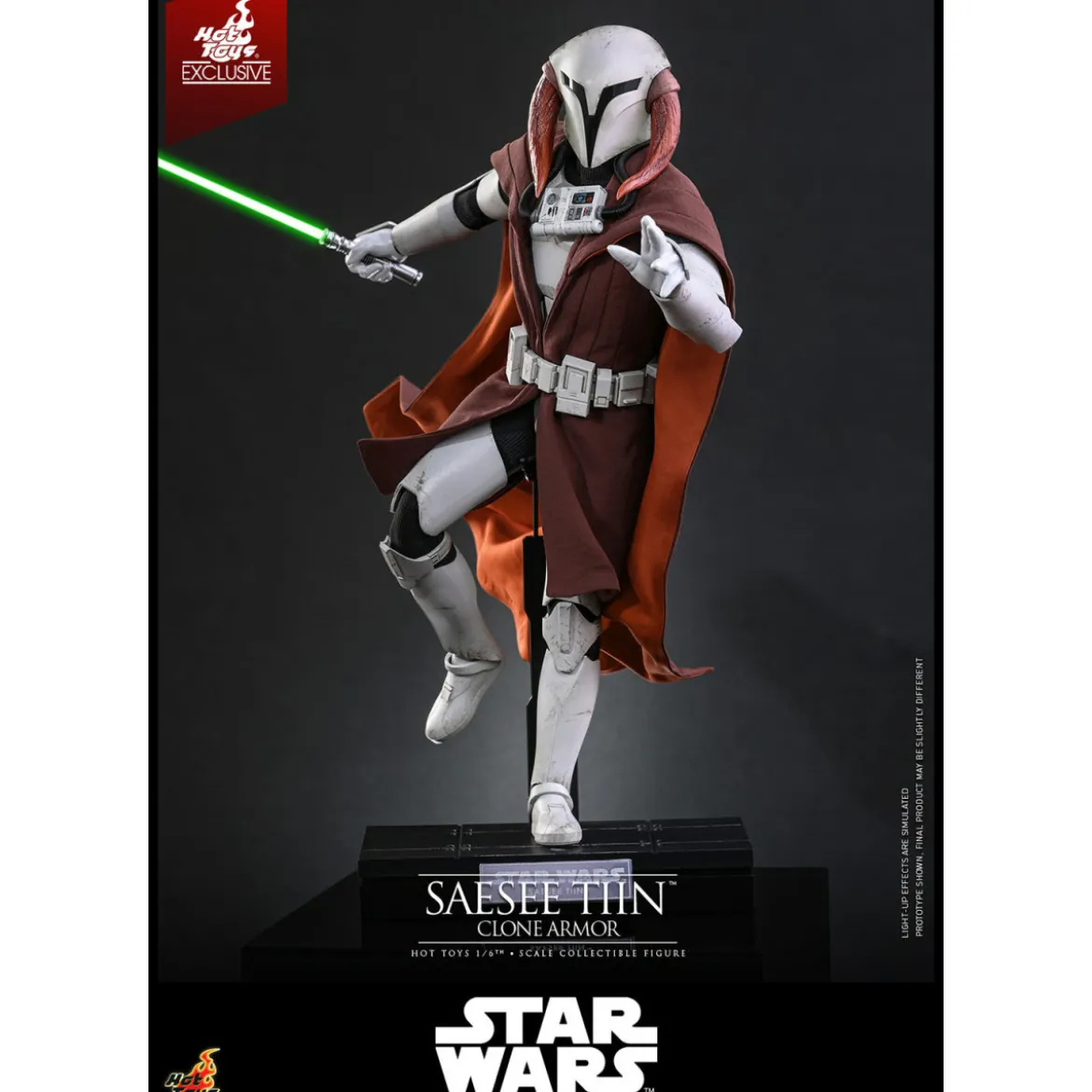 Hot Toys Star Wars - Saesee Tiin (Clone Armor) TMS 1/6 - The Clone Wars Hot Toys Exclusive