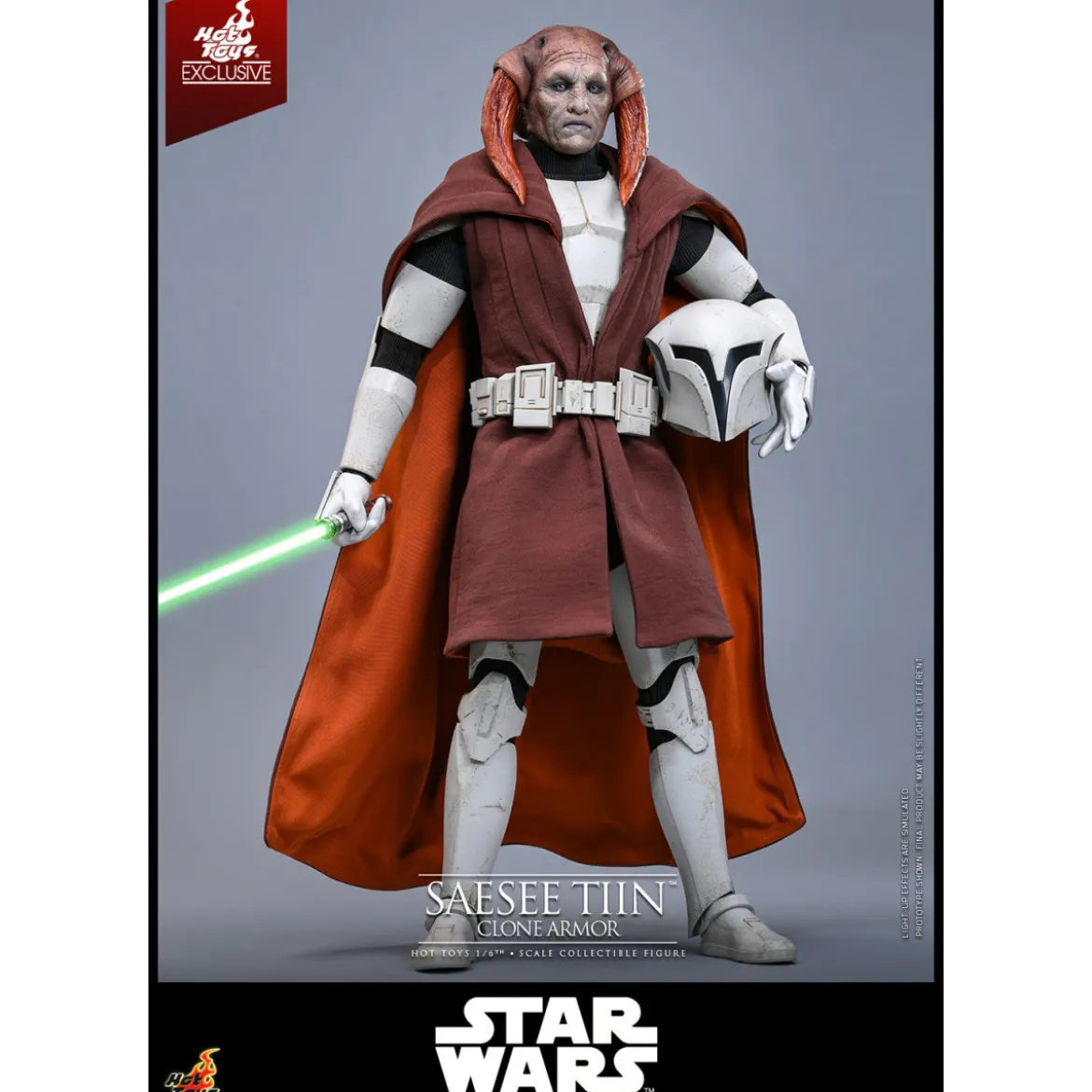 Hot Toys Star Wars - Saesee Tiin (Clone Armor) TMS 1/6 - The Clone Wars Hot Toys Exclusive