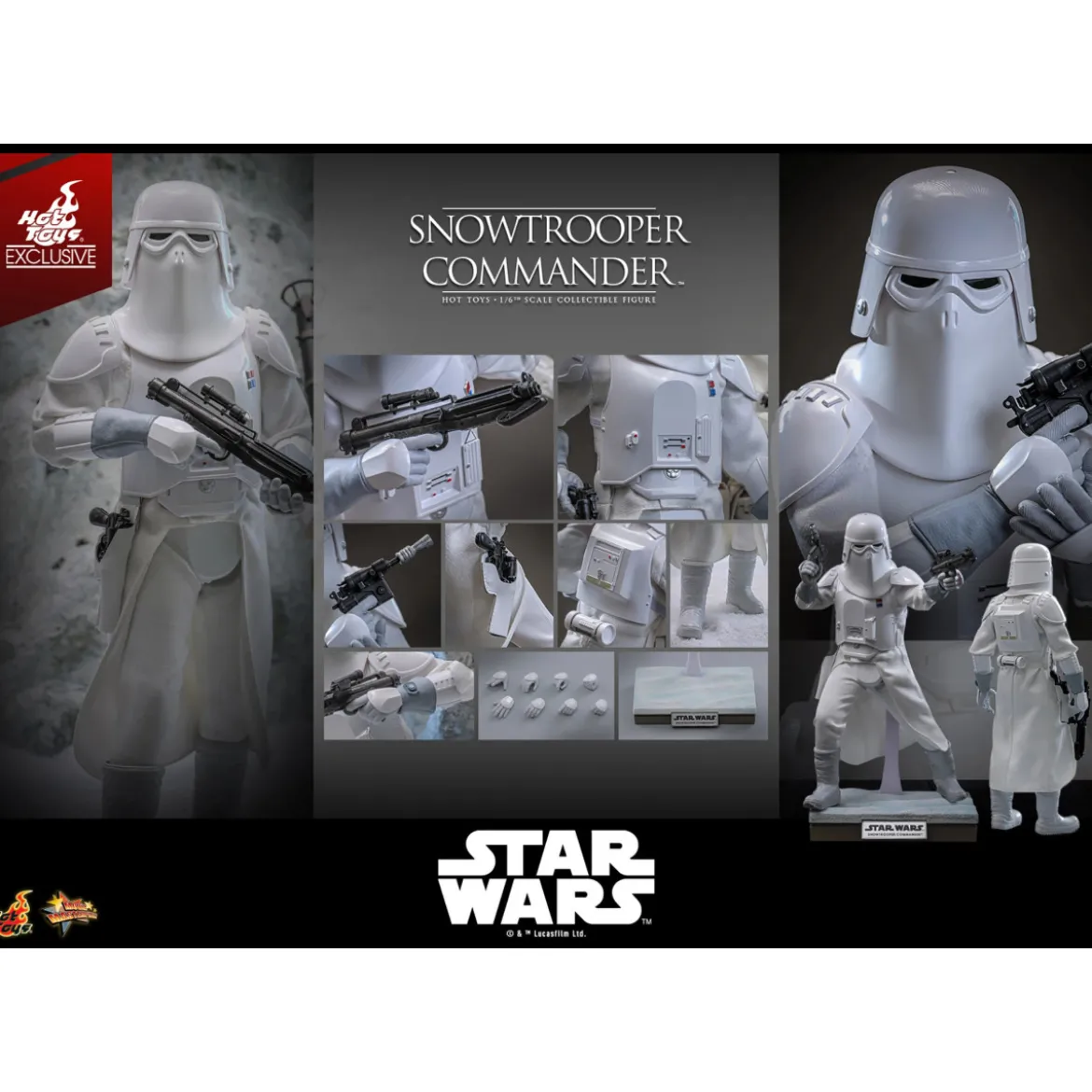 Hot Toys Star Wars - Snowtrooper Commander 1/6 Hot Toys Exclusive - The Empire Strikes Back