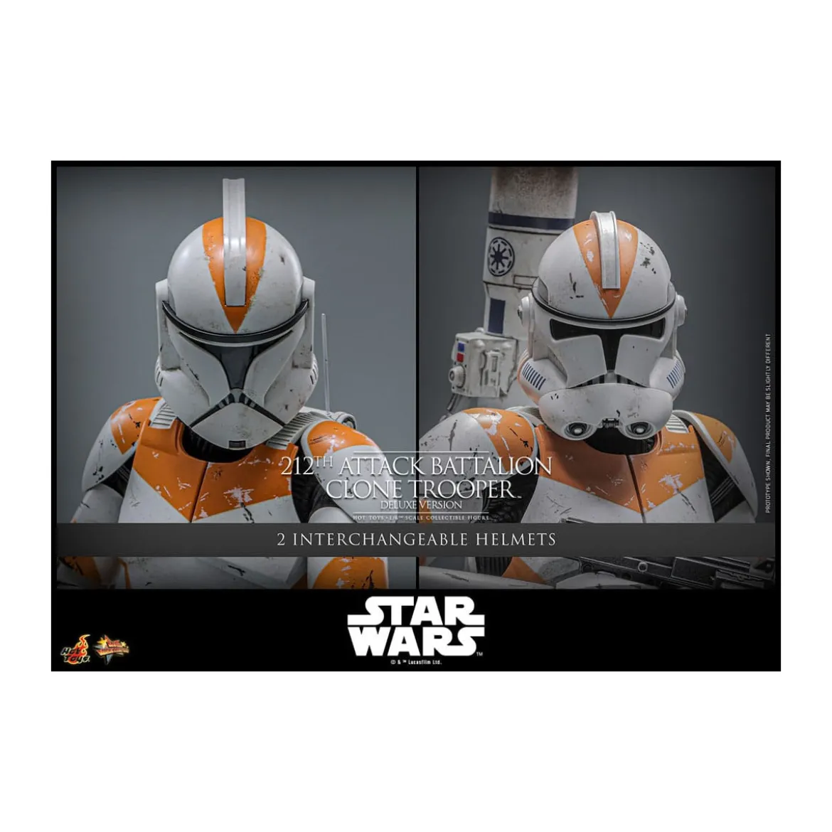 Hot Toys Star Wars - 212th Attack Battalion Clone Trooper Deluxe Version - The Clone Wars 1/6
