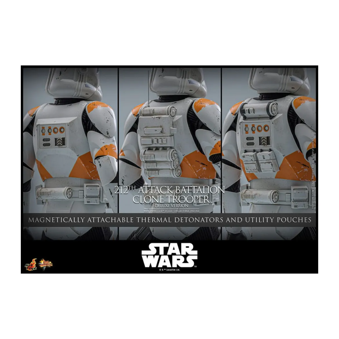 Hot Toys Star Wars - 212th Attack Battalion Clone Trooper Deluxe Version - The Clone Wars 1/6
