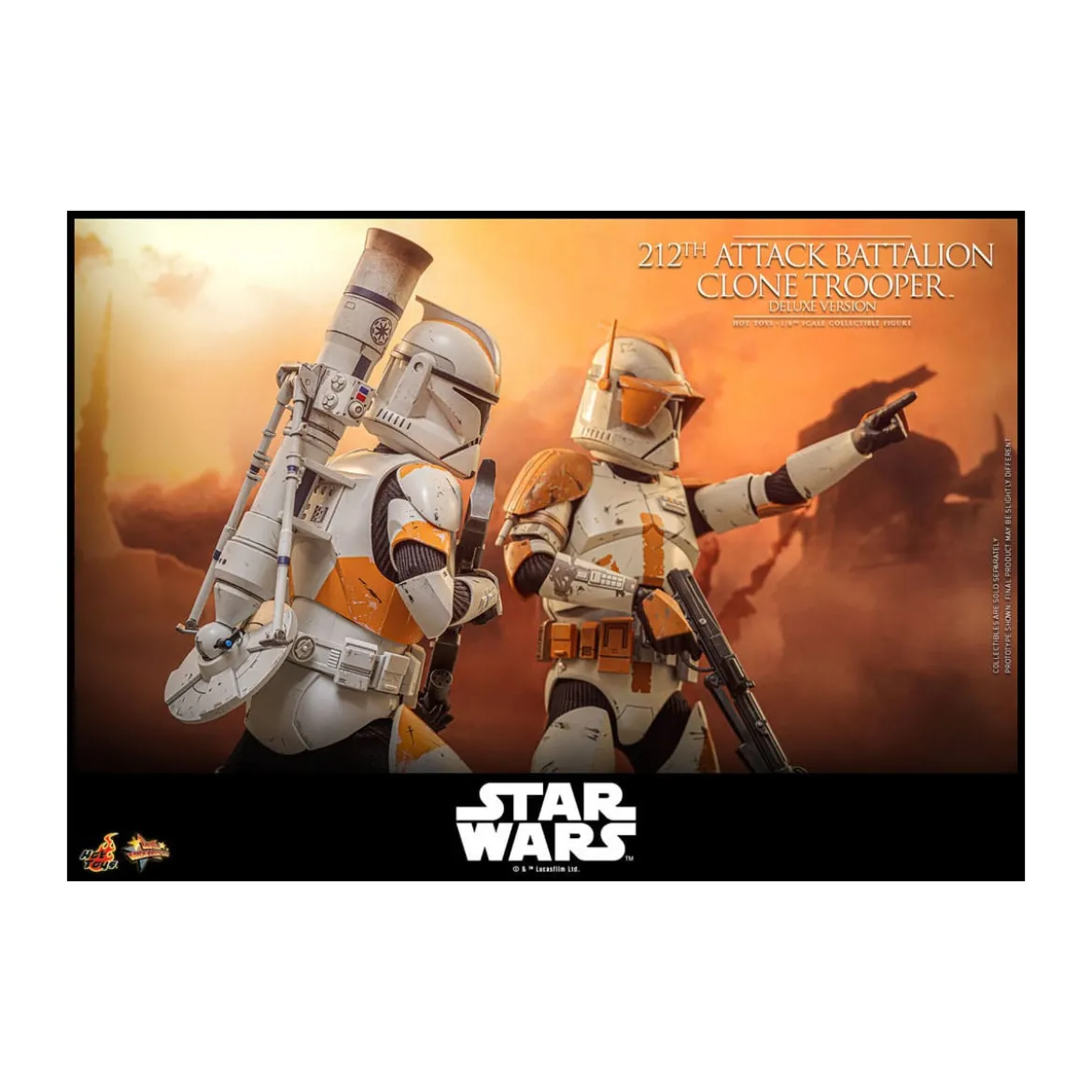Hot Toys Star Wars - 212th Attack Battalion Clone Trooper Deluxe Version - The Clone Wars 1/6