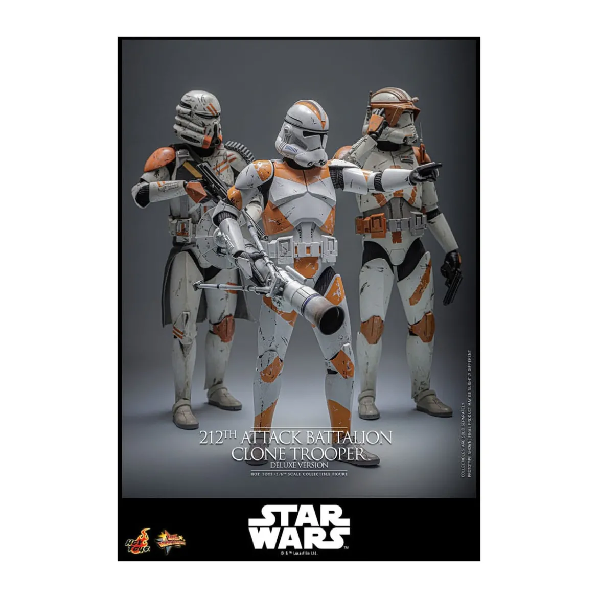 Hot Toys Star Wars - 212th Attack Battalion Clone Trooper Deluxe Version - The Clone Wars 1/6