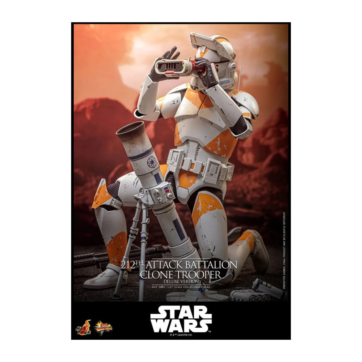 Hot Toys Star Wars - 212th Attack Battalion Clone Trooper Deluxe Version - The Clone Wars 1/6