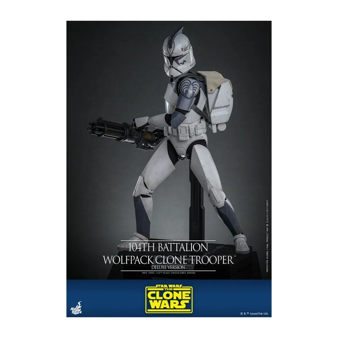 Hot Toys Star Wars - 104th Battalion Wolfpack Clone Trooper Deluxe Version - The Clone Wars 1/6