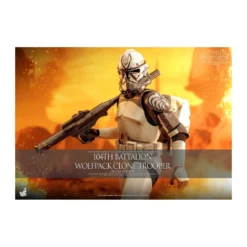 Hot Toys Star Wars - 104th Battalion Wolfpack Clone Trooper Deluxe Version - The Clone Wars 1/6