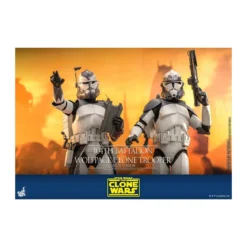 Hot Toys Star Wars - 104th Battalion Wolfpack Clone Trooper Deluxe Version - The Clone Wars 1/6