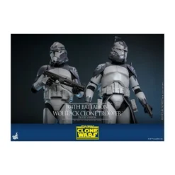 Hot Toys Star Wars - 104th Battalion Wolfpack Clone Trooper Deluxe Version - The Clone Wars 1/6