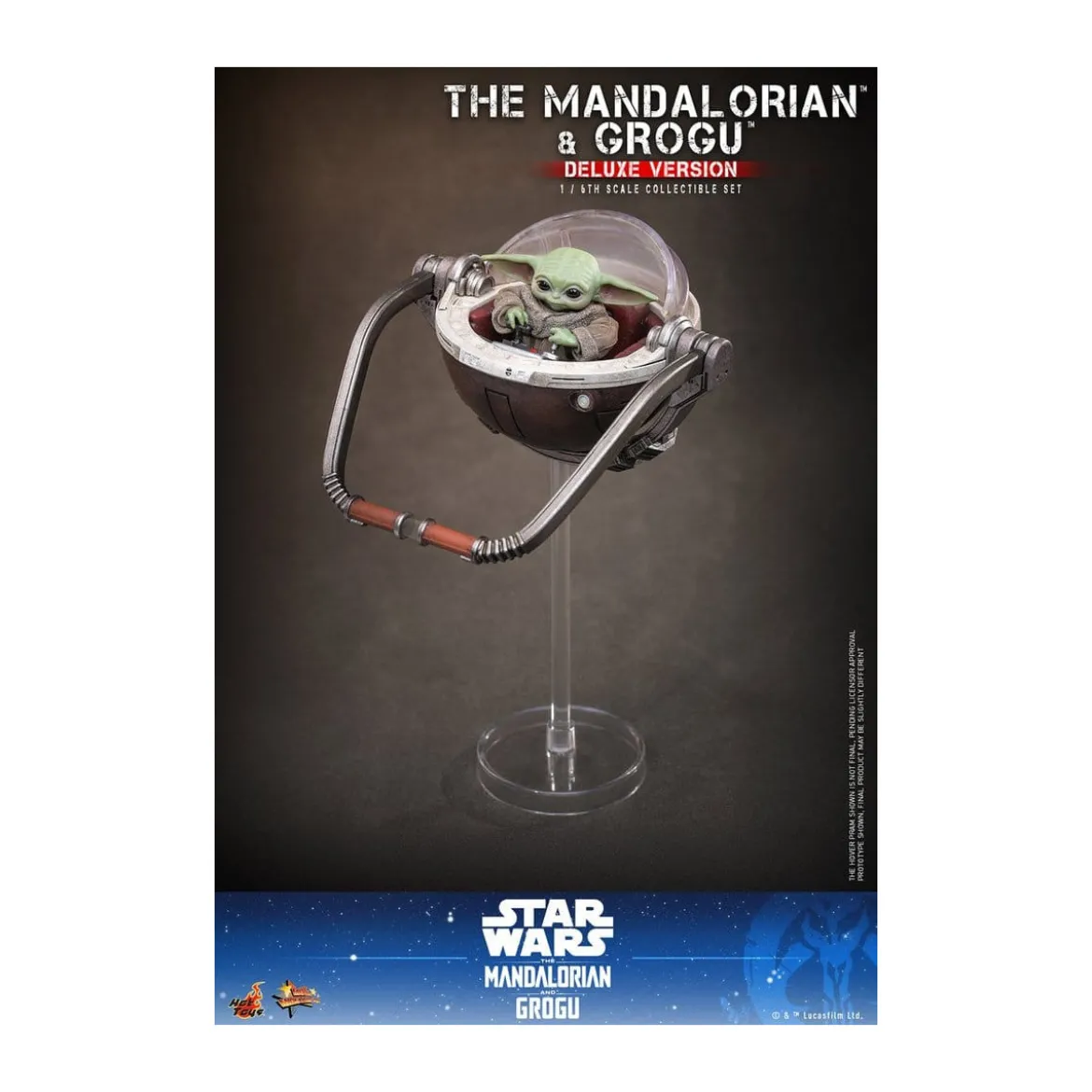 Hot Toys Star Wars - The Mandalorian and Grogu (Deluxe Version) MMS 1/6 - Star Wars: The Mandalorian & Grogu